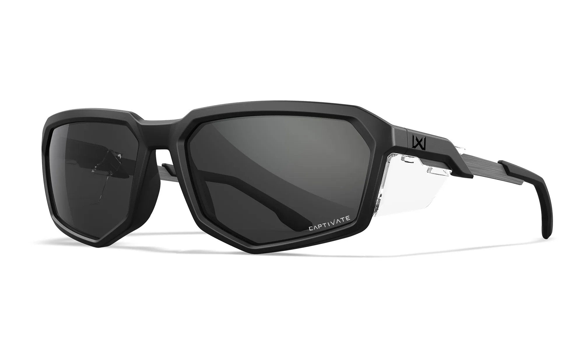Wiley X Sonnenbrille RECON Black - CAPTIVATE™ Grey