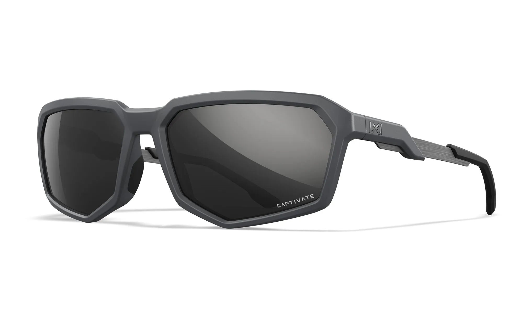 Wiley X Sonnenbrille RECON Grey - CAPTIVATE™ Polarized Black