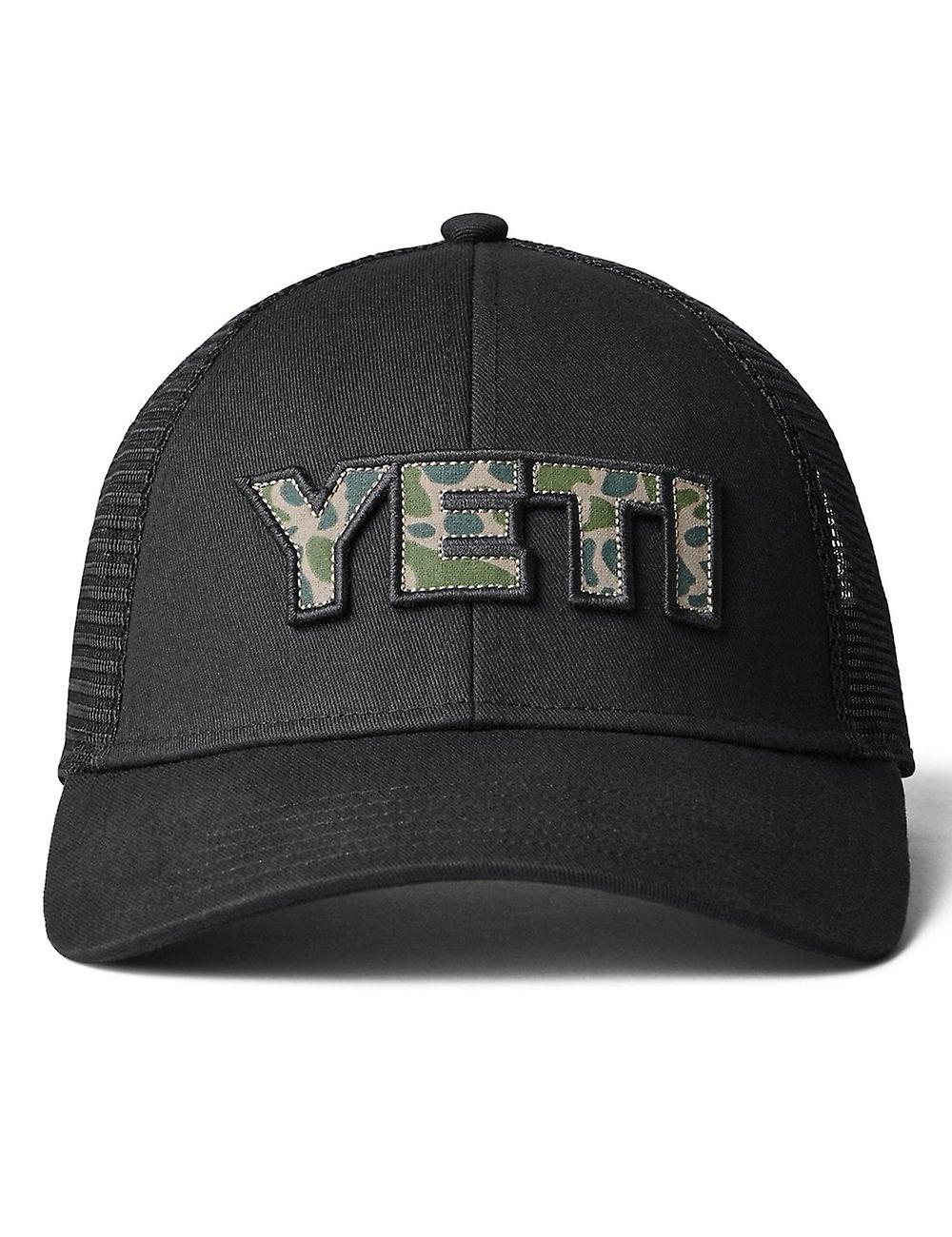 YETI® Camo Logo Badge Trucker Black