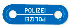 DoorJam cale-porte POLIZEI bleu