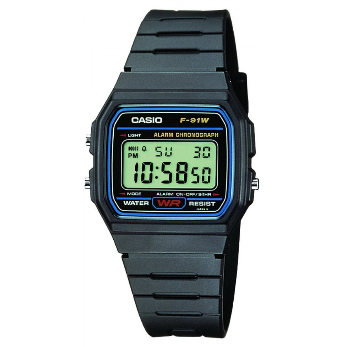 CASIO Montre F-91W-1YEG