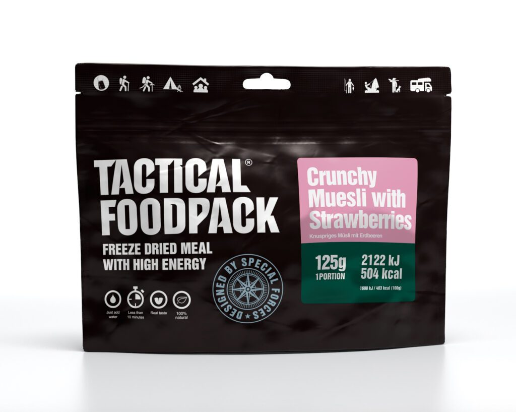 Tactical Foodpack Knuspriges Müsli mit Erdbeeren