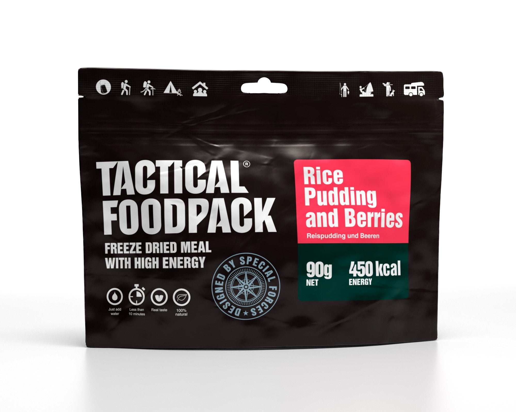Tactical Foodpack Reispudding mit Beeren