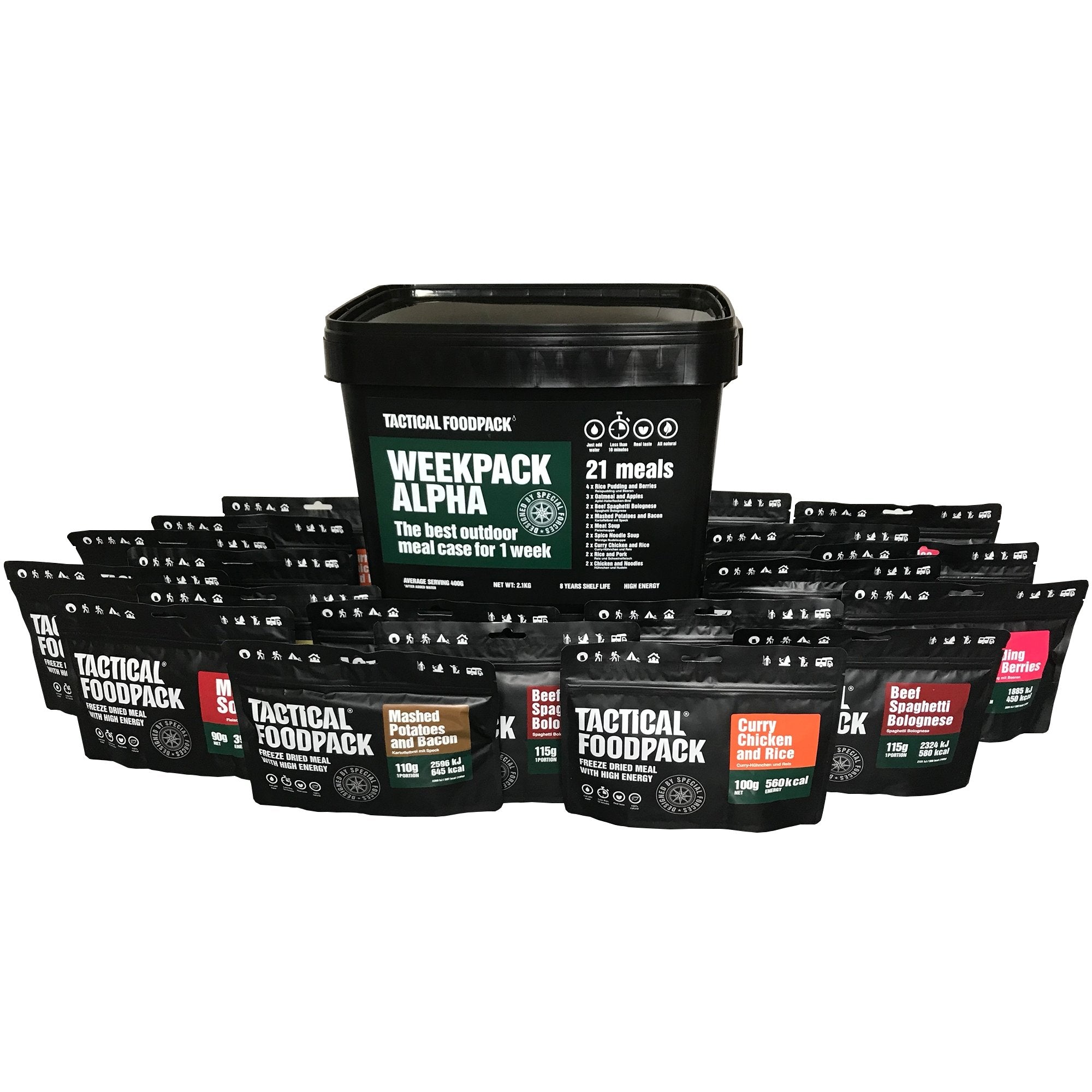 Tactical Foodpack Week Pack Alpha