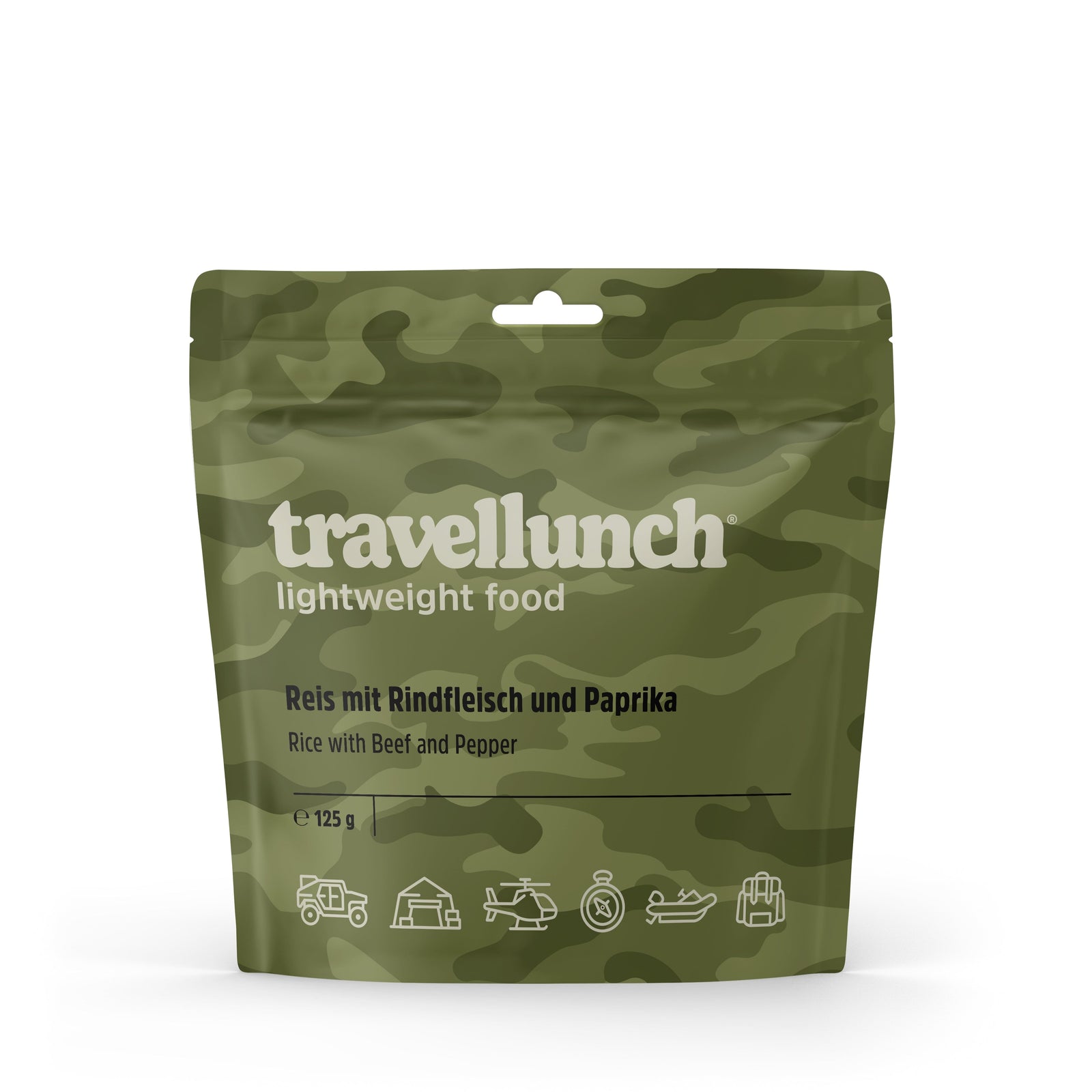 travellunch® Reis mit Rindfleisch und Paprika