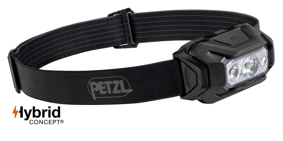 Petzl Lampe frontale ARIA® 2 RGB - Noir