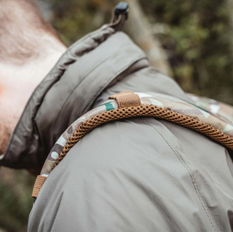 Highlander Halo Tactical Smock à zip complet - Noir