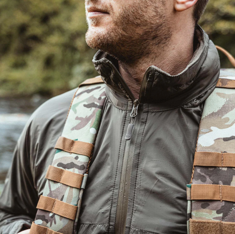 Highlander Halo Tactical Smock à zip complet - Noir