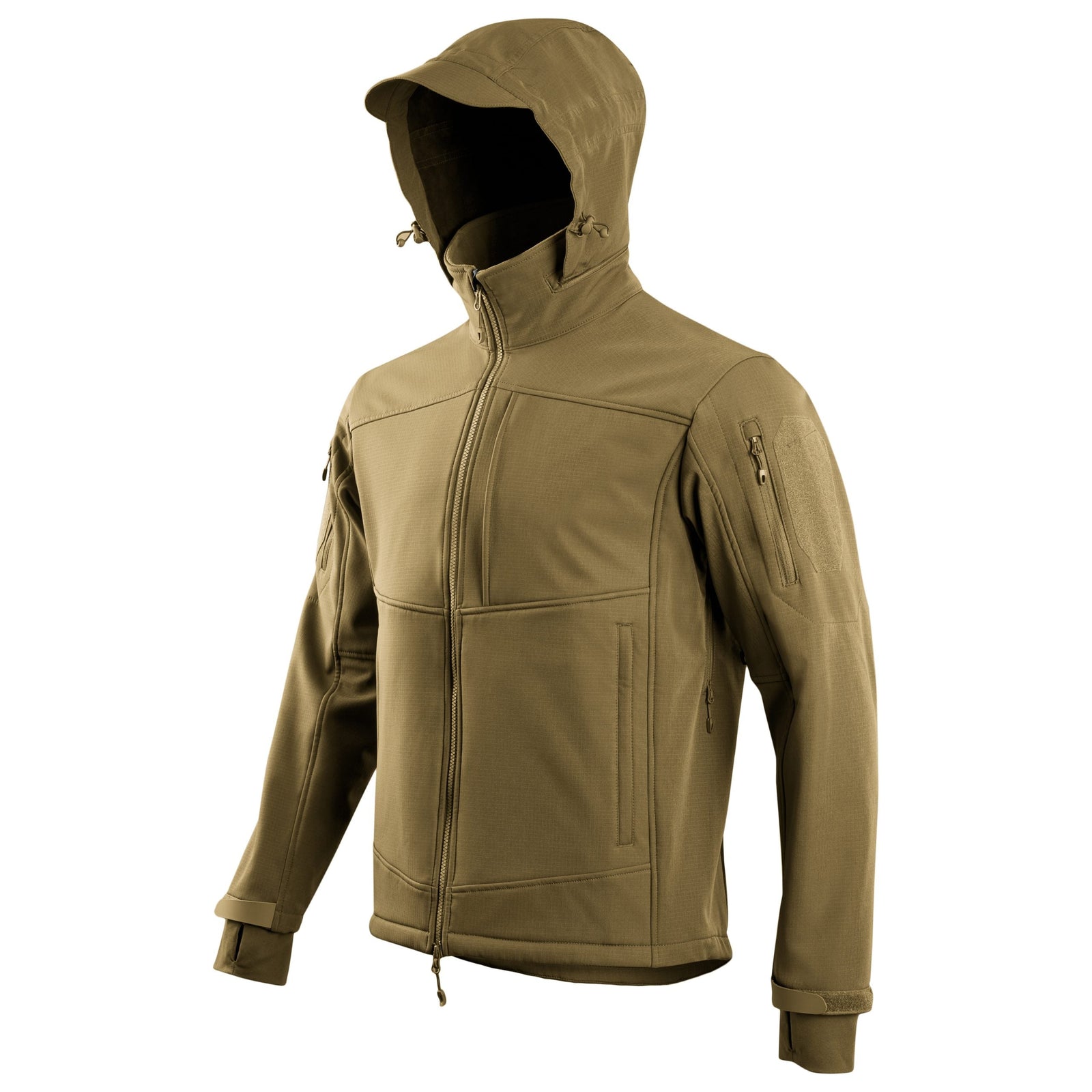 STOIRM Tactical Softshell Jacket - Coyote Tan
