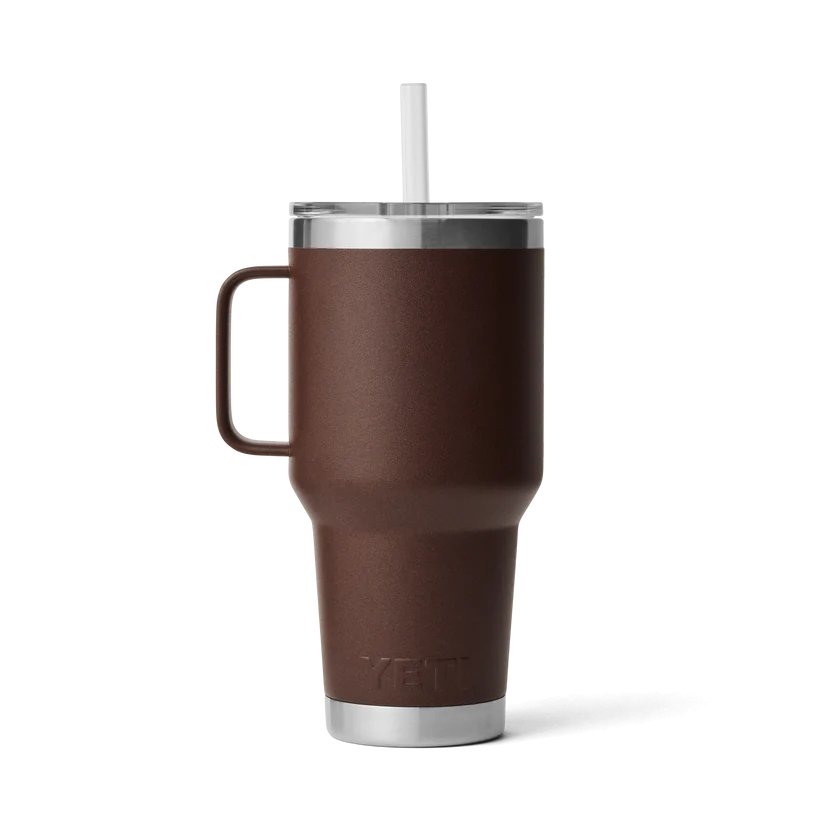 YETI® Becher Rambler 35 Oz Straw Mug - Wetlands Brown