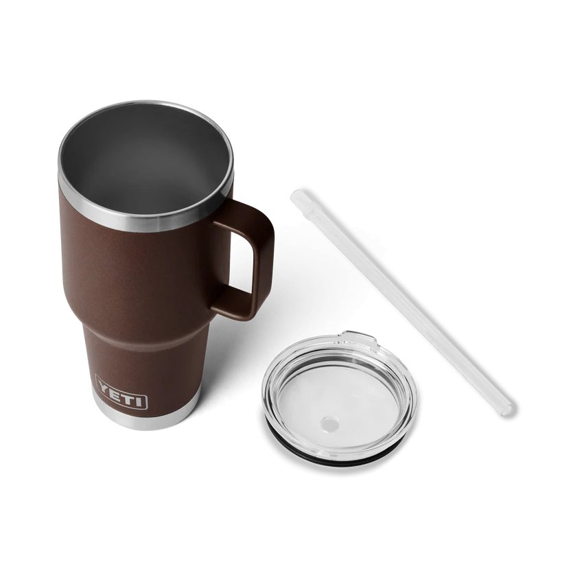 YETI® Becher Rambler 35 Oz Straw Mug - Wetlands Brown