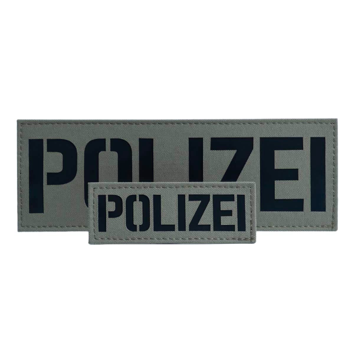 TERRA B® POLIZEI Patch Set "Black Edition"