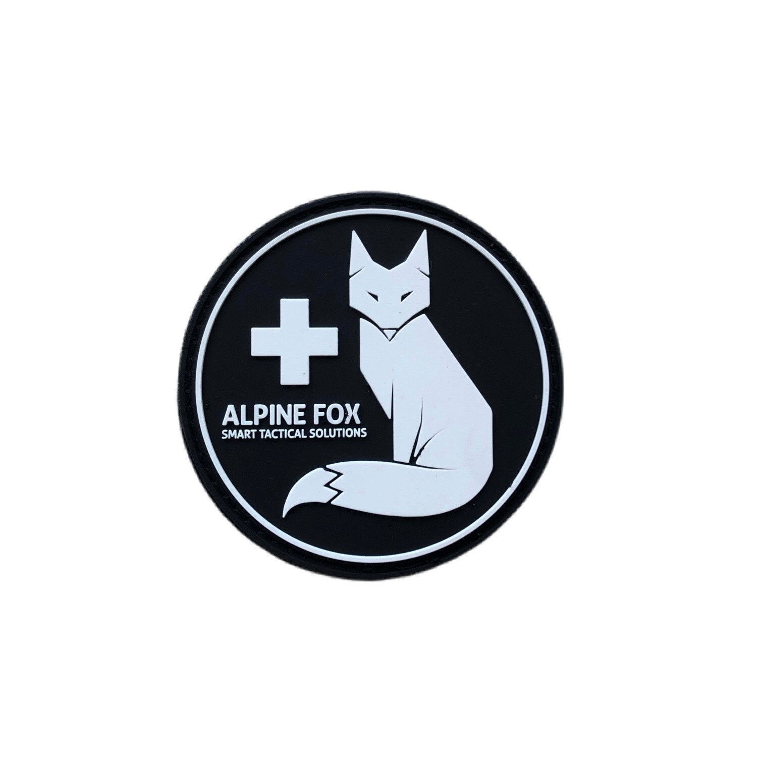 Alpine Fox Switzerland Patch schwarz