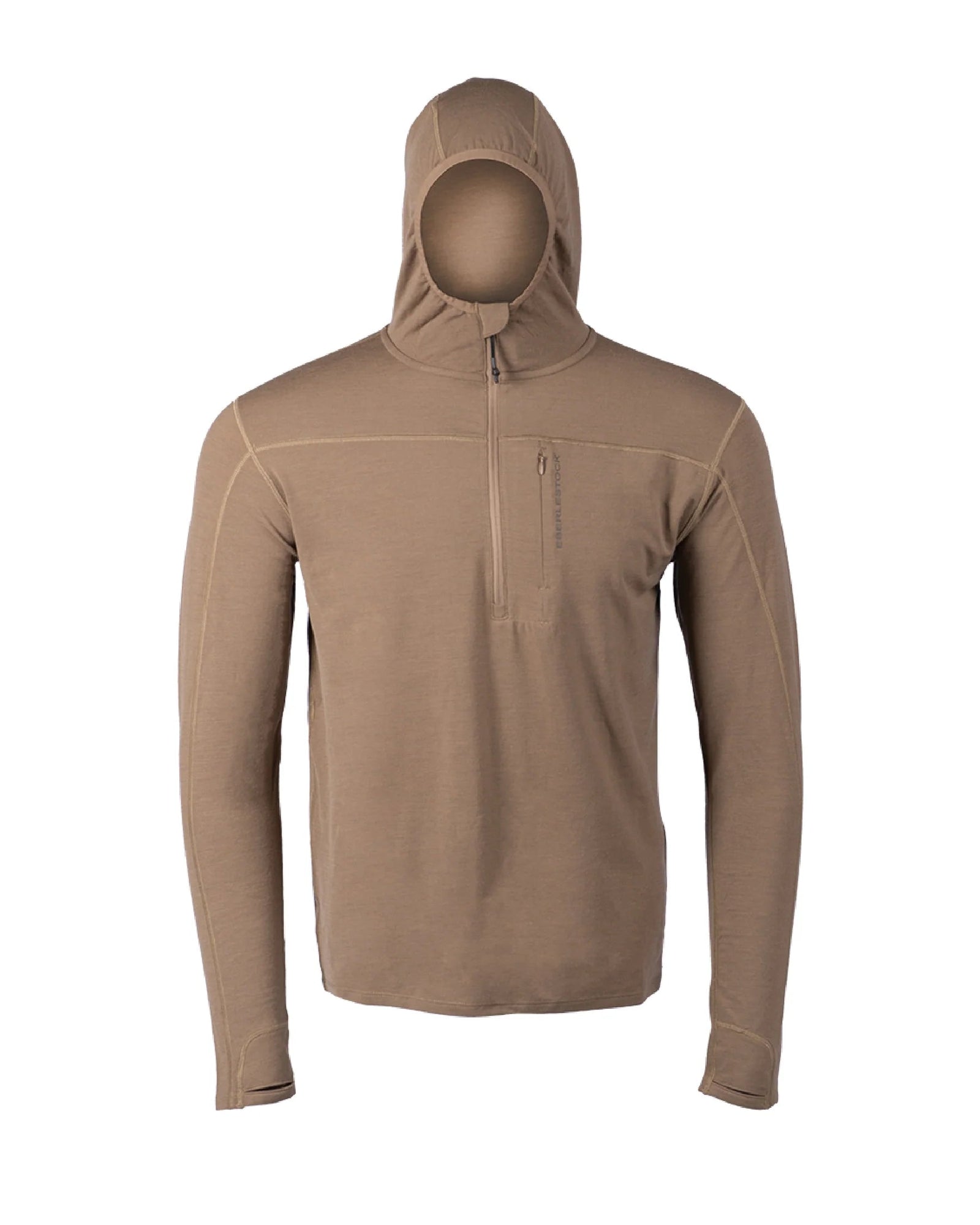 Eberlestock Lochsa 1/4 Zip Merino Hoody - Dark Earth