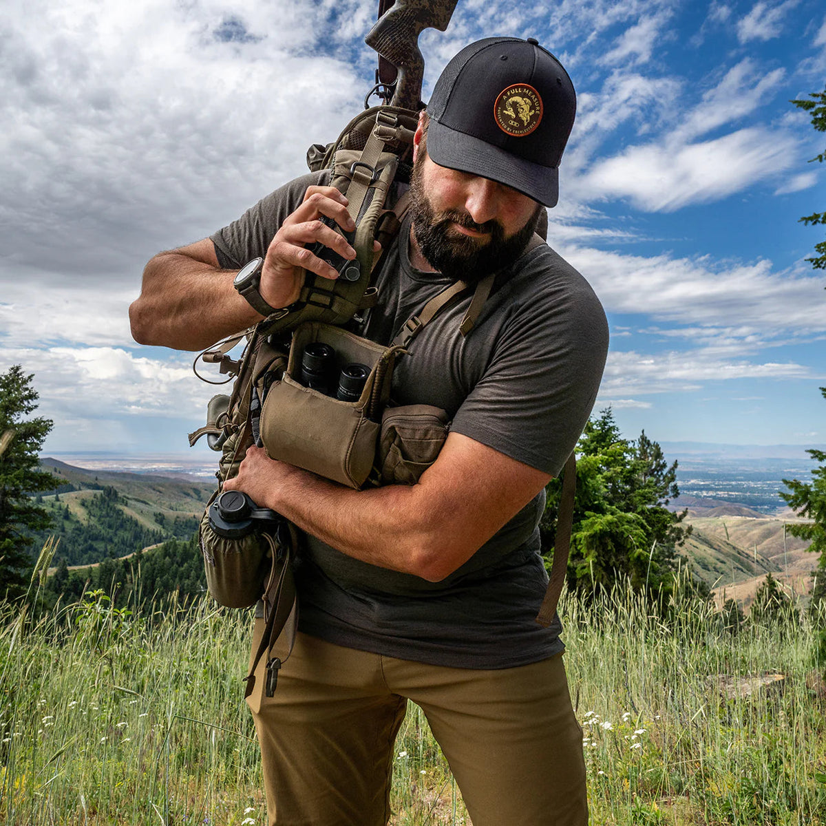 Eberlestock Lochsa Mérino à manches courtes - Slate