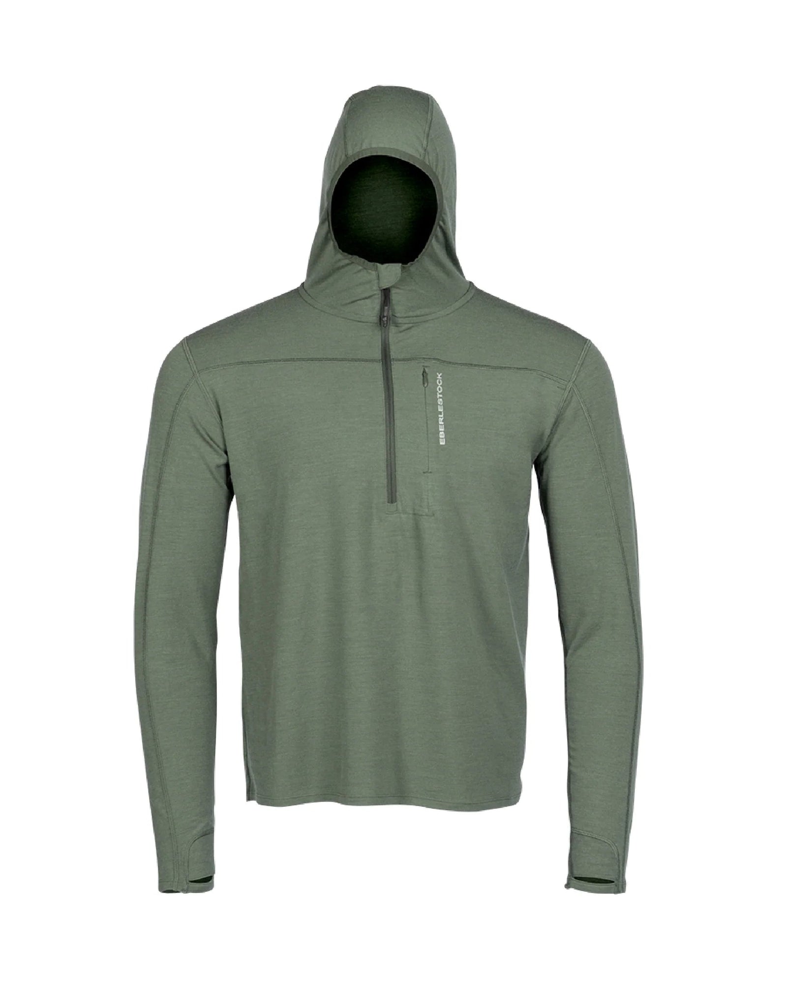 Eberlestock Lochsa 1/4 Zip Merino Hoody - Loden