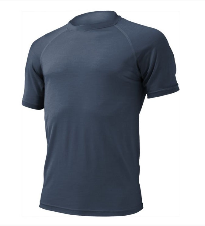 Lasting T-shirt Merino pour hommes modèle Quido Noir