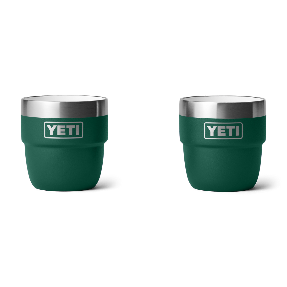 YETI® Espresso-Tasse Rambler 4 Oz (2er Pack) - Black Forest Green