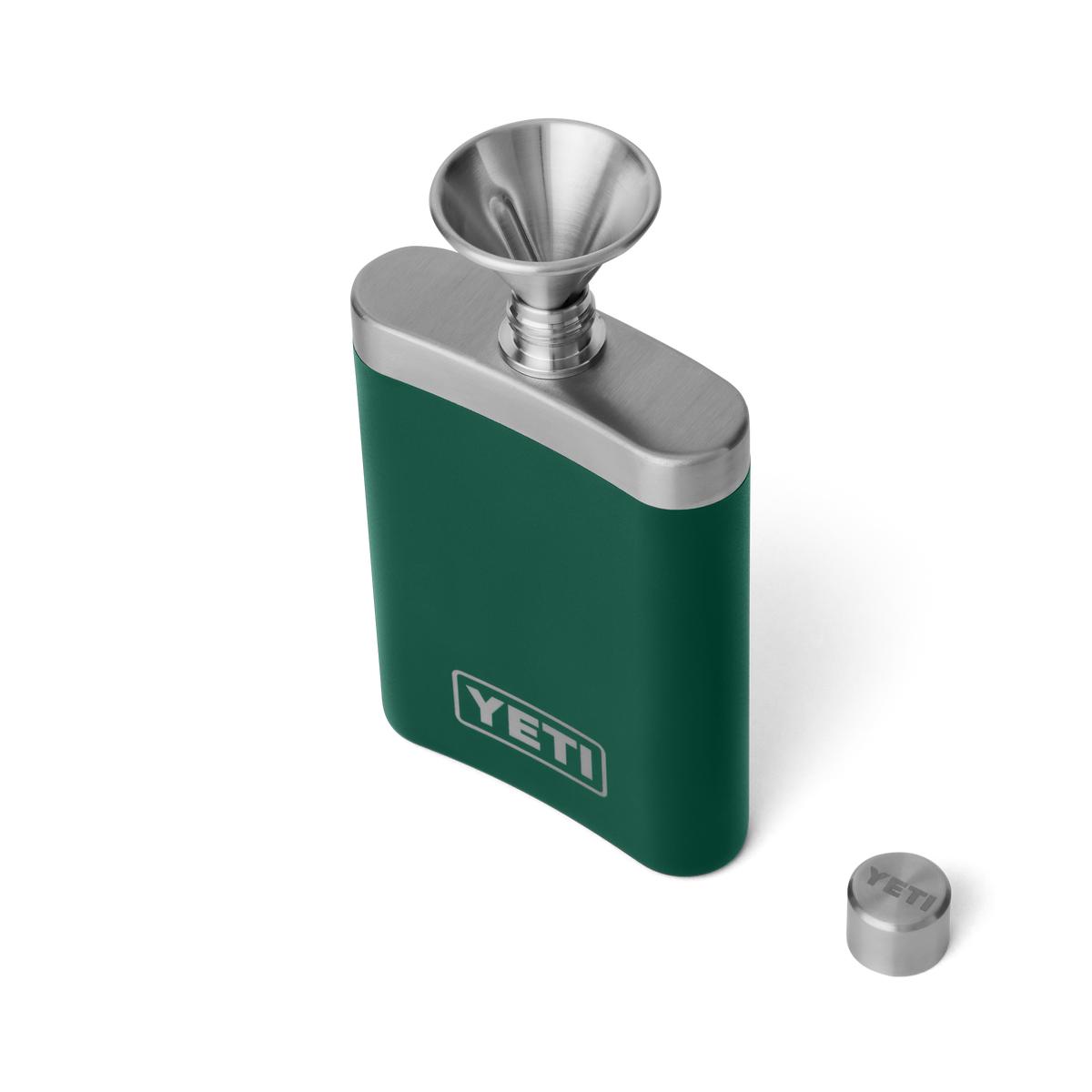 YETI® Rambler Flask - Black Forest Green