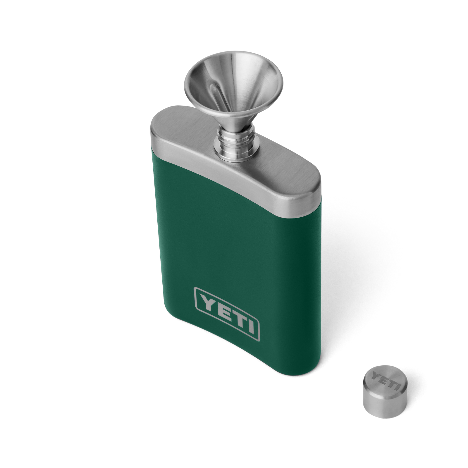 YETI® Rambler Flask - Black Forest Green