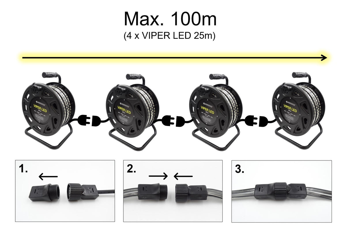 Bande lumineuse Nordride Viper LED 25m