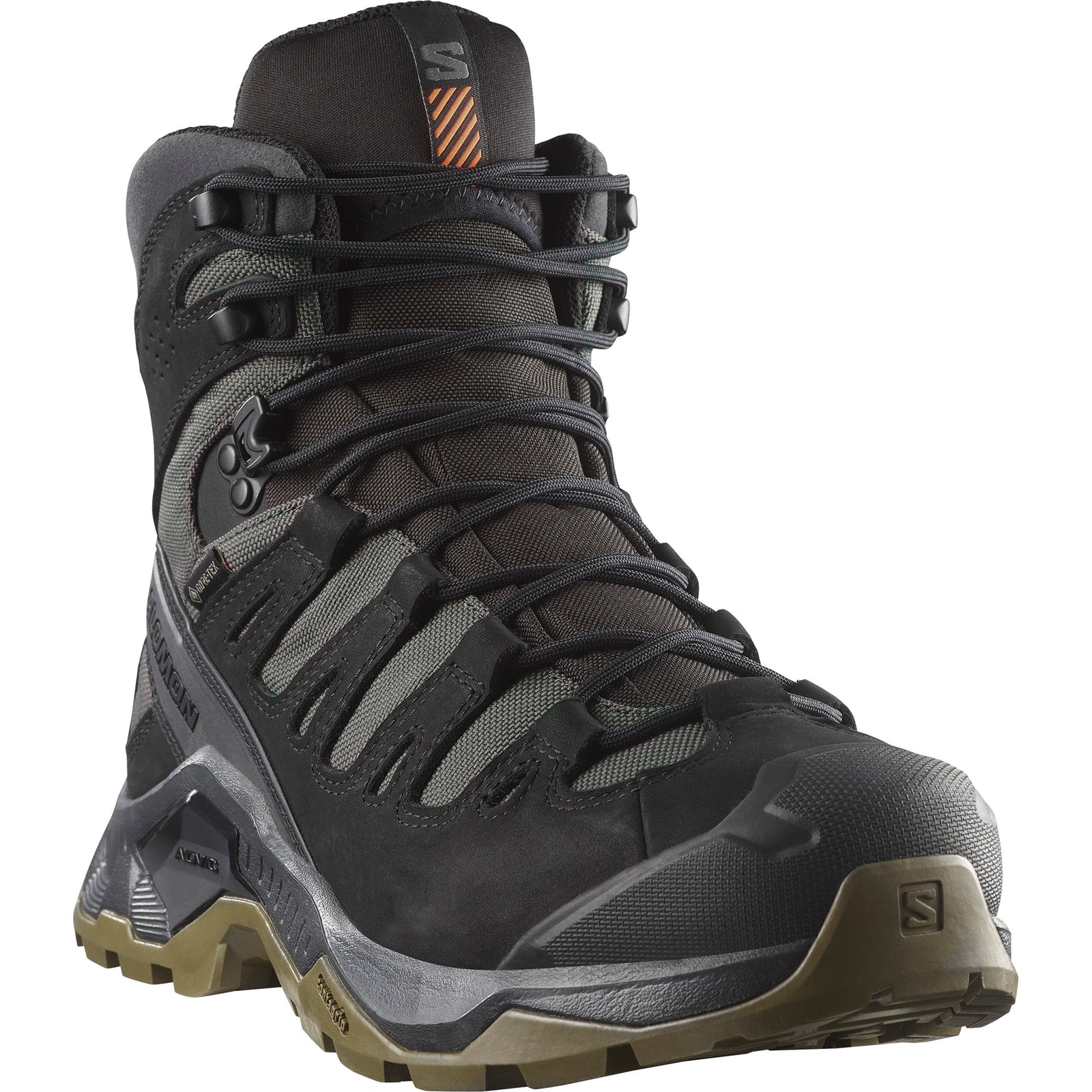 Salomon QUEST TRACKER GTX - Black/Asphalt/Coyote