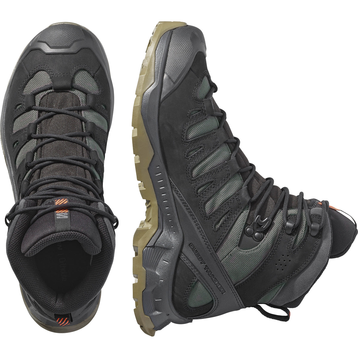 Salomon QUEST TRACKER GTX - Black/Asphalt/Coyote