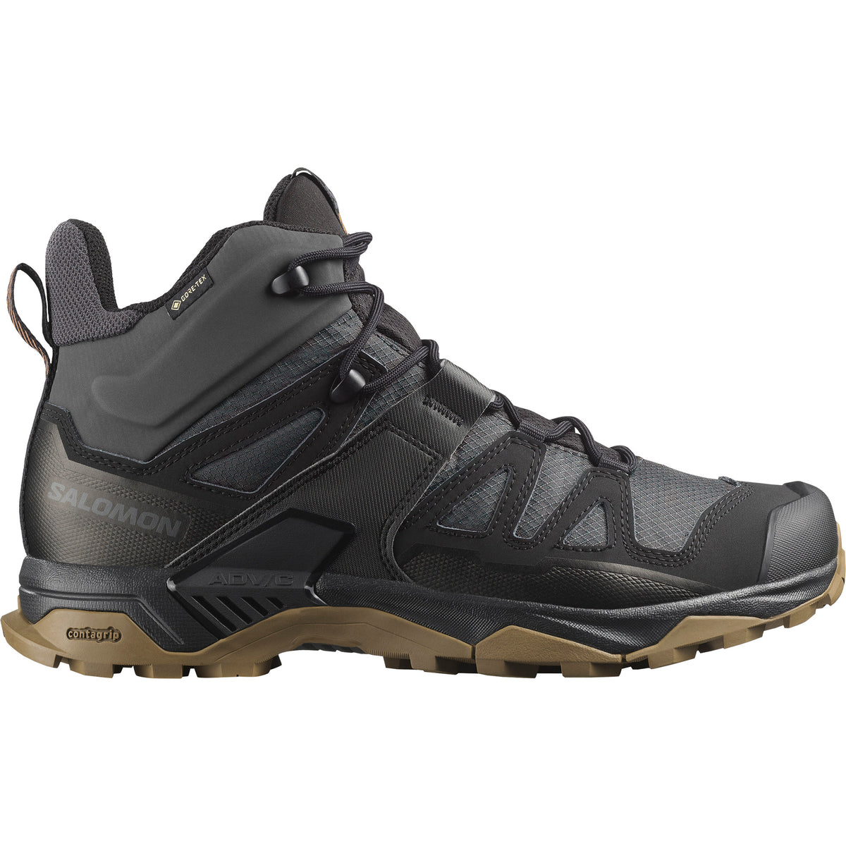 Salomon X ULTRA TRACKER GTX - Black/Asphalt/Coyote