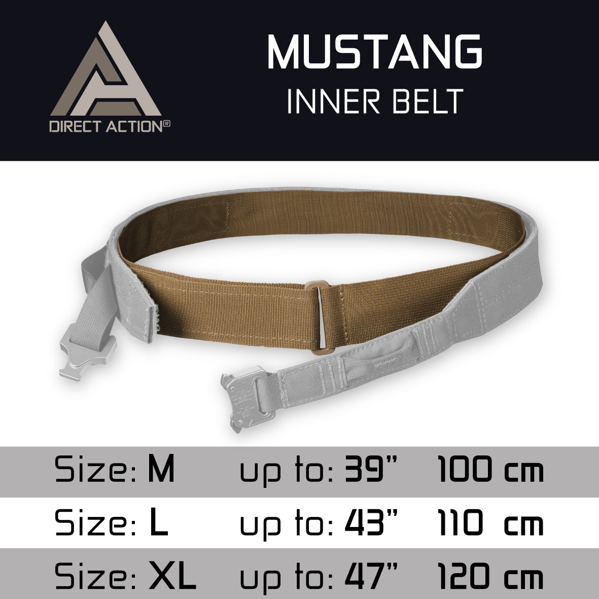 Direct Action Mustang Inner Belt Hook MK II - Vert adaptatif