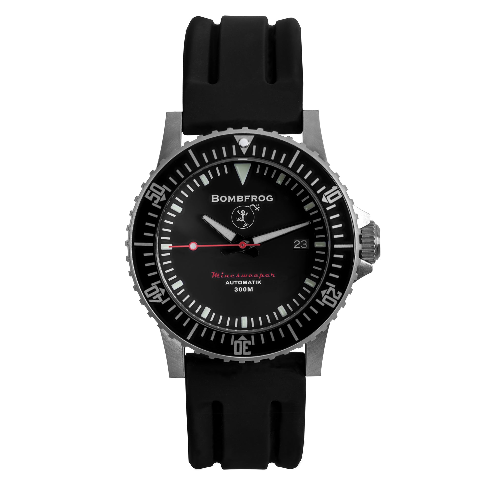 BOMBFROG Minesweeper Edelstahl Neopren-Armband
