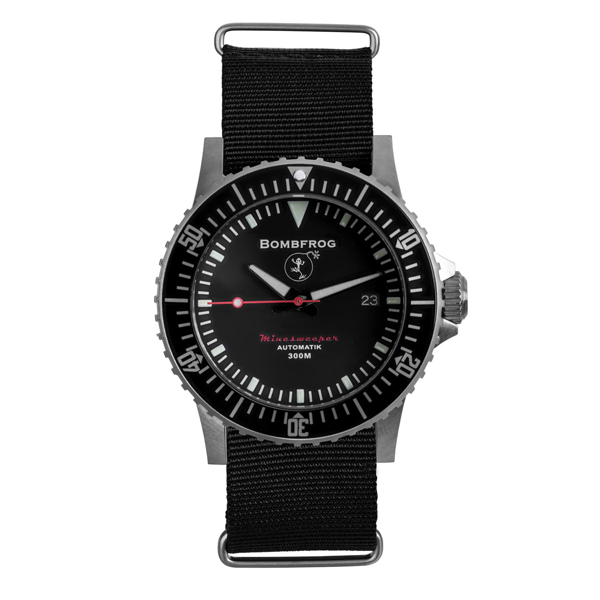 BOMBFROG Minesweeper Edelstahl Nato-Armband