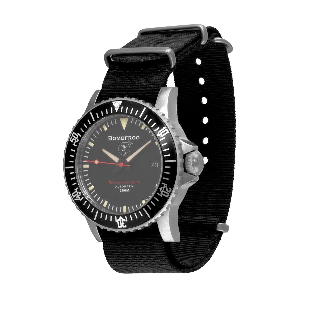 BOMBFROG Minesweeper Edelstahl Nato-Armband