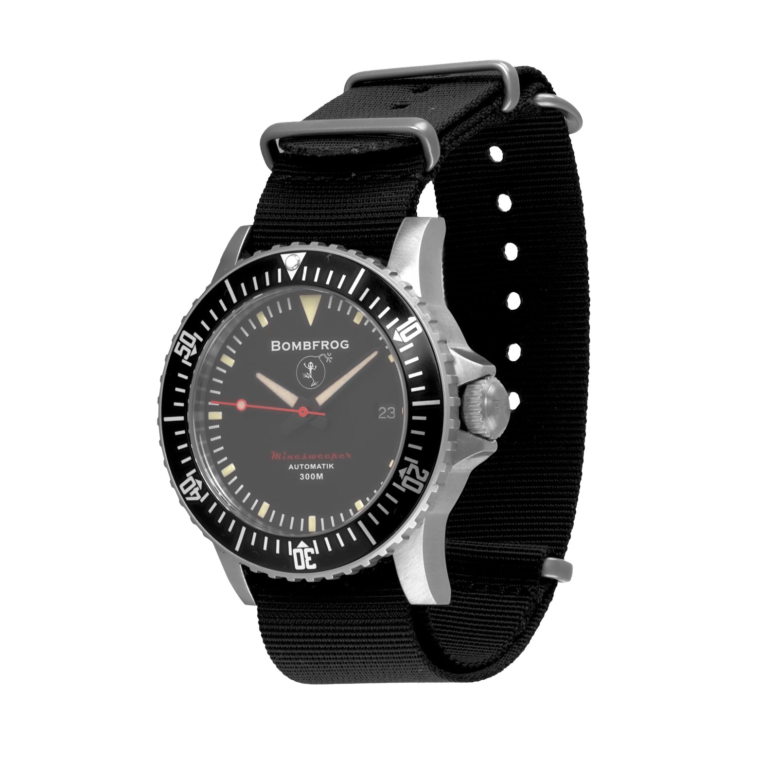 BOMBFROG Minesweeper Edelstahl Nato-Armband