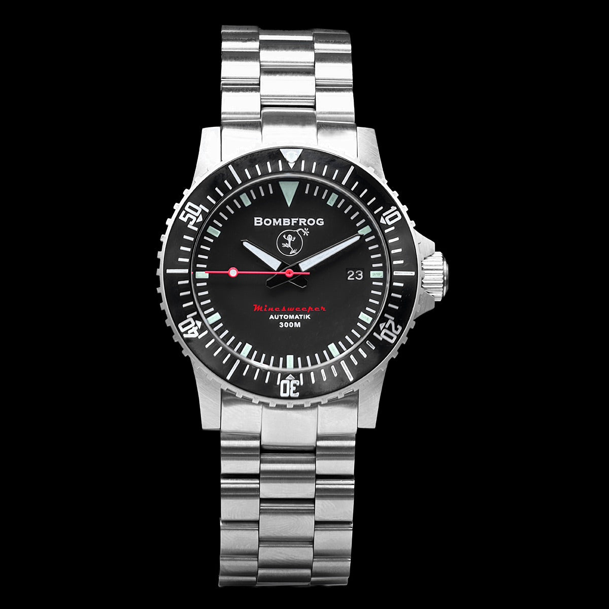 BOMBFROG Minesweeper Edelstahl Edelstahl-Armband