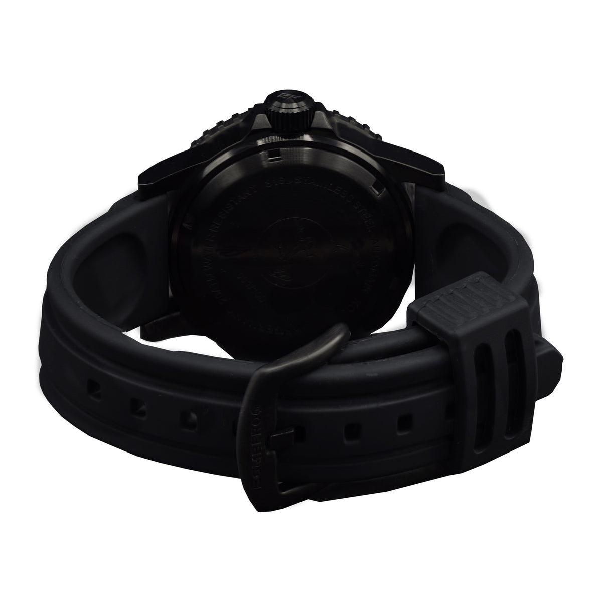 BOMBFROG Minesweeper Black Bracelet en néoprène