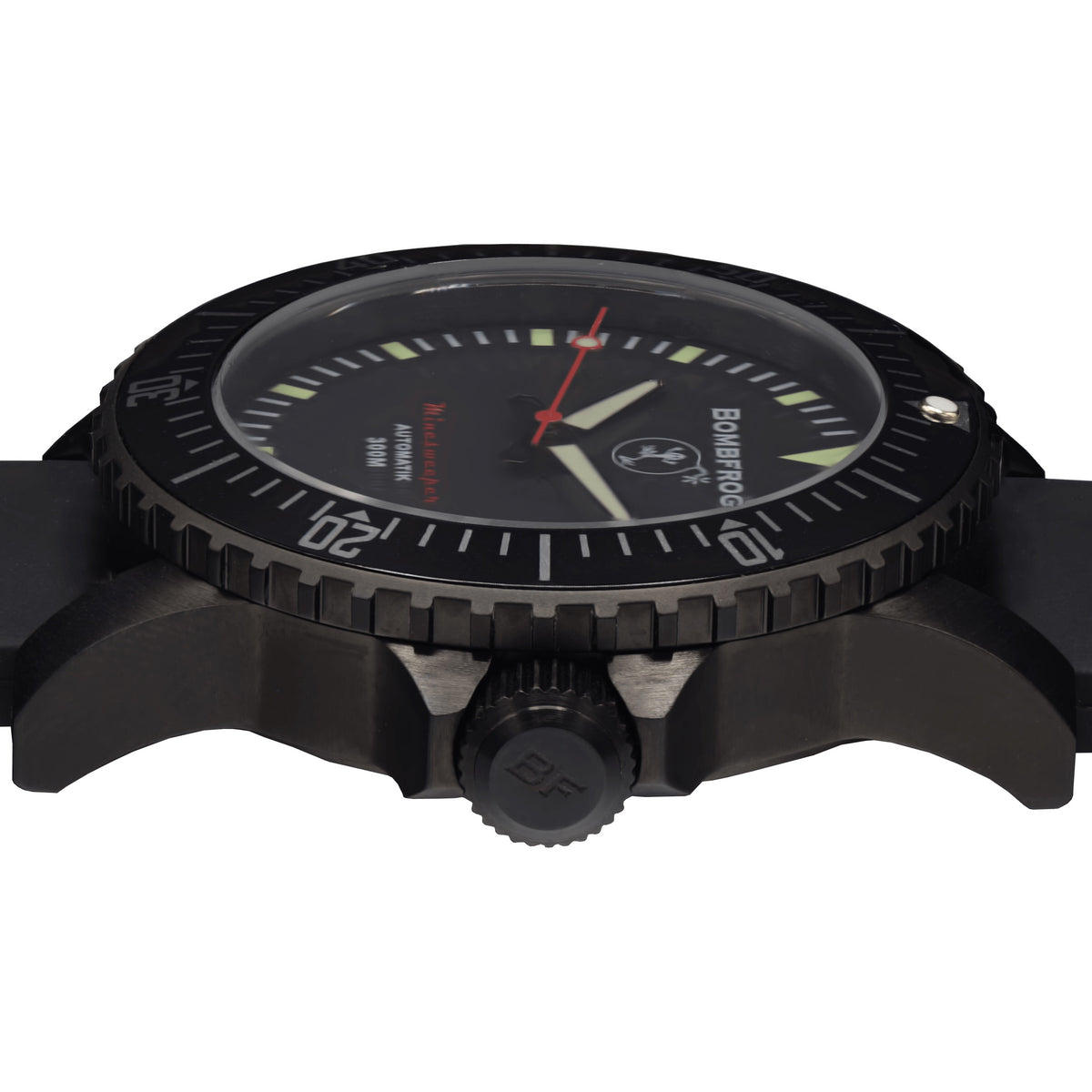 BOMBFROG Minesweeper Black Bracelet en néoprène