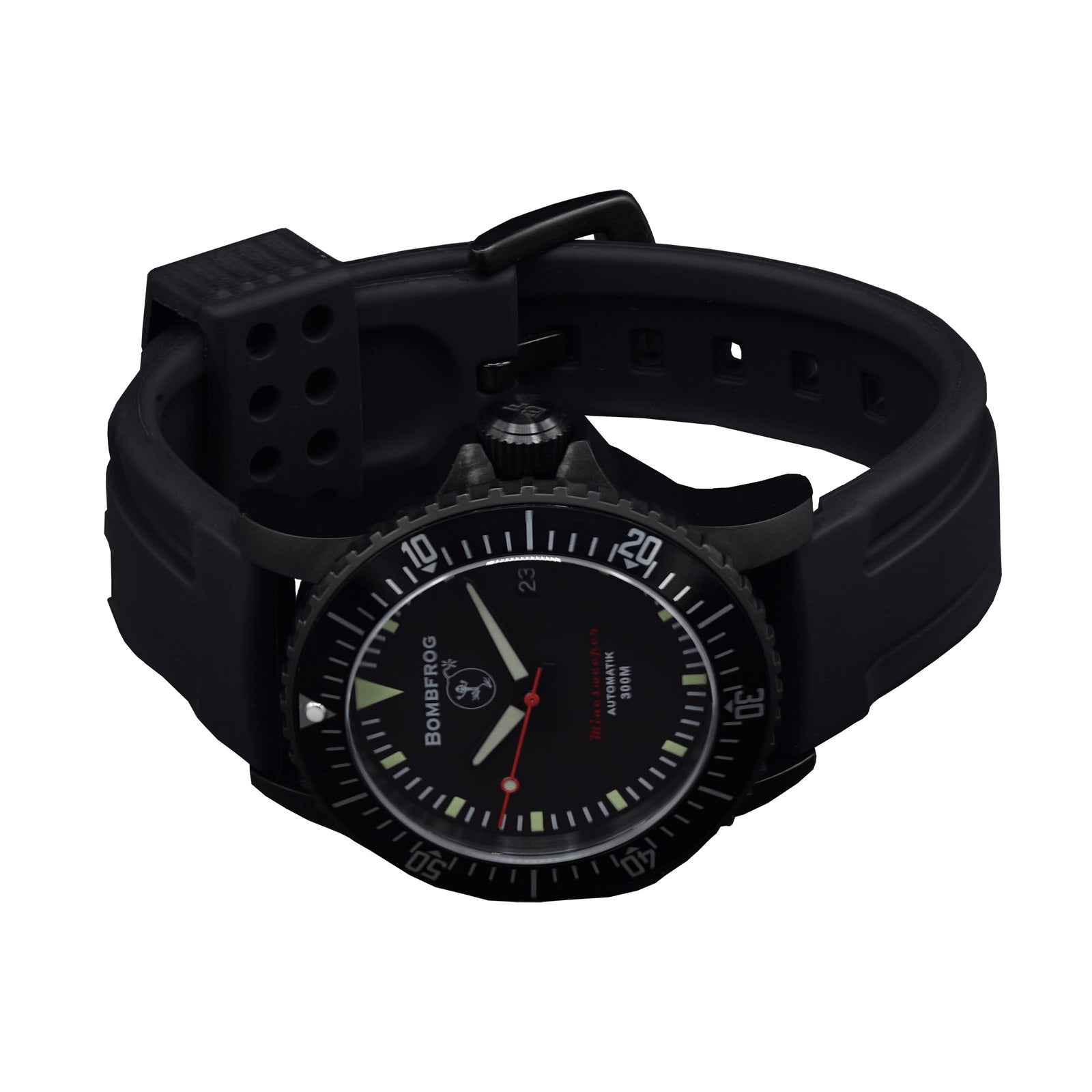 BOMBFROG Minesweeper Black Neopren-Armband