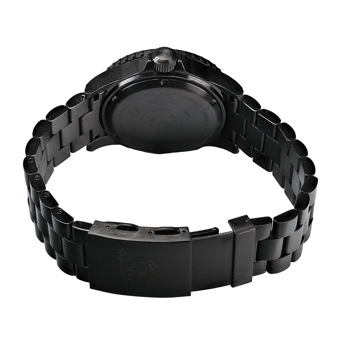 BOMBFROG Minesweeper Black Edelstahl-Armband