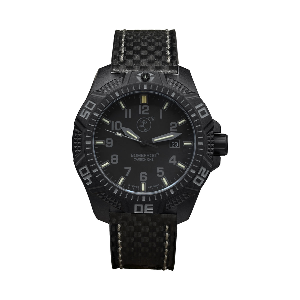 BOMBFROG Carbon One Leder/Carbon-Armband