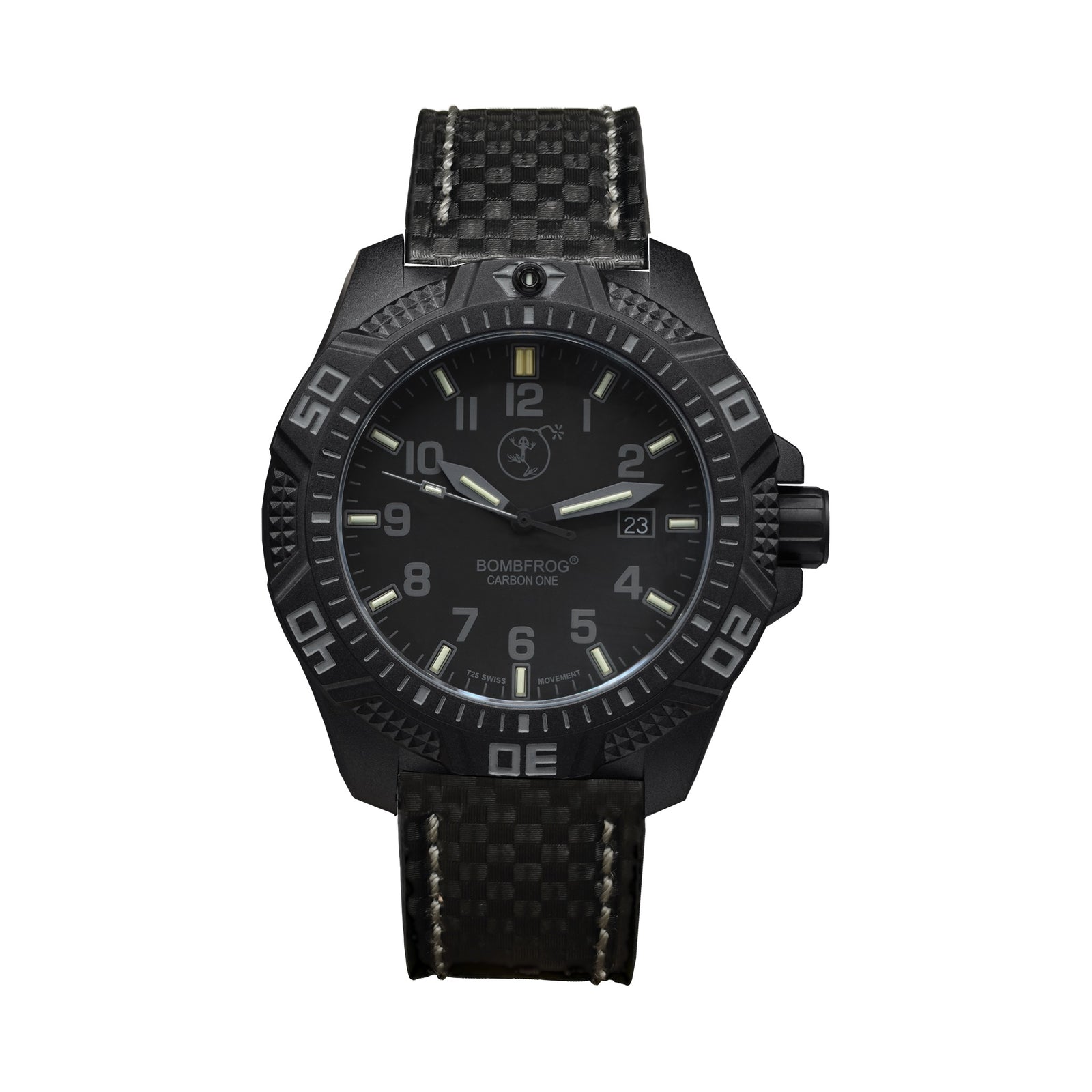 BOMBFROG Carbon One Leder/Carbon-Armband