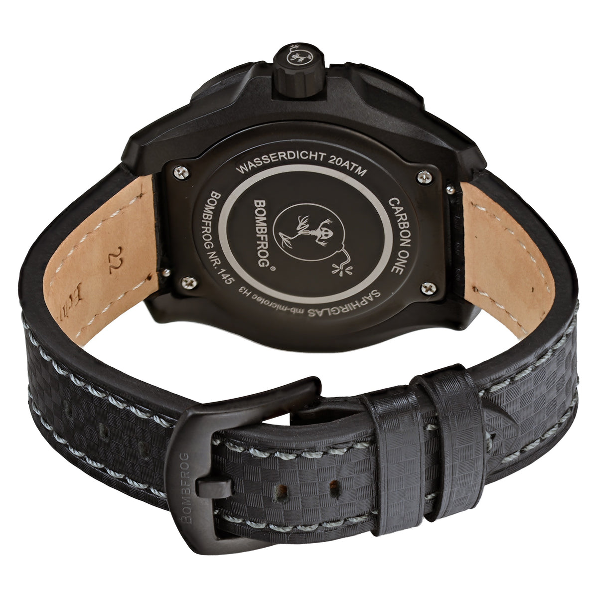 BOMBFROG Carbon One Leder/Carbon-Armband