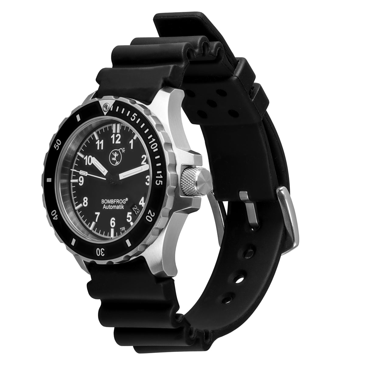 BOMBFROG BT25 Edelstahl Neopren-Armband