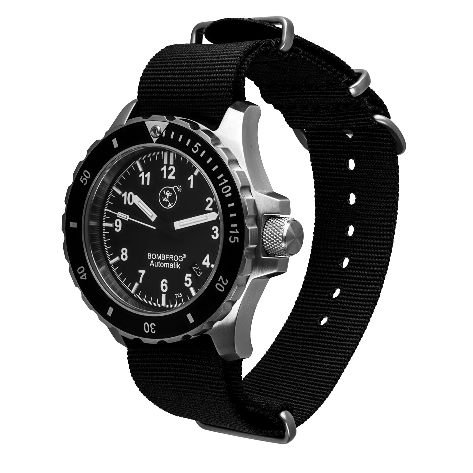 BOMBFROG BT25 Edelstahl Nato-Armband