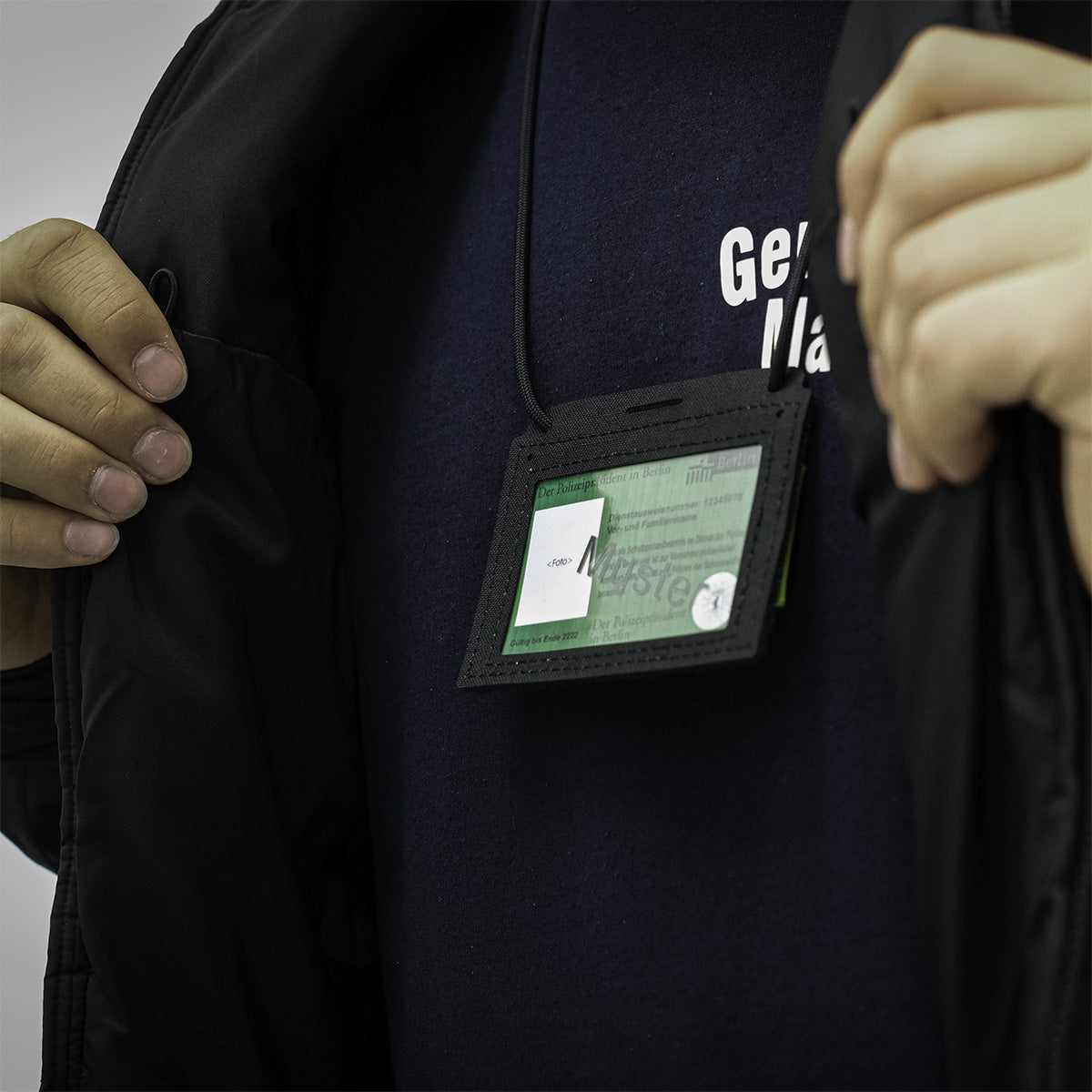 TERRA B® Porte-badge horizontal