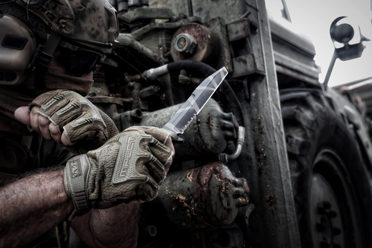 Couteau Extrema Ratio Fulcrum Desert Warfare