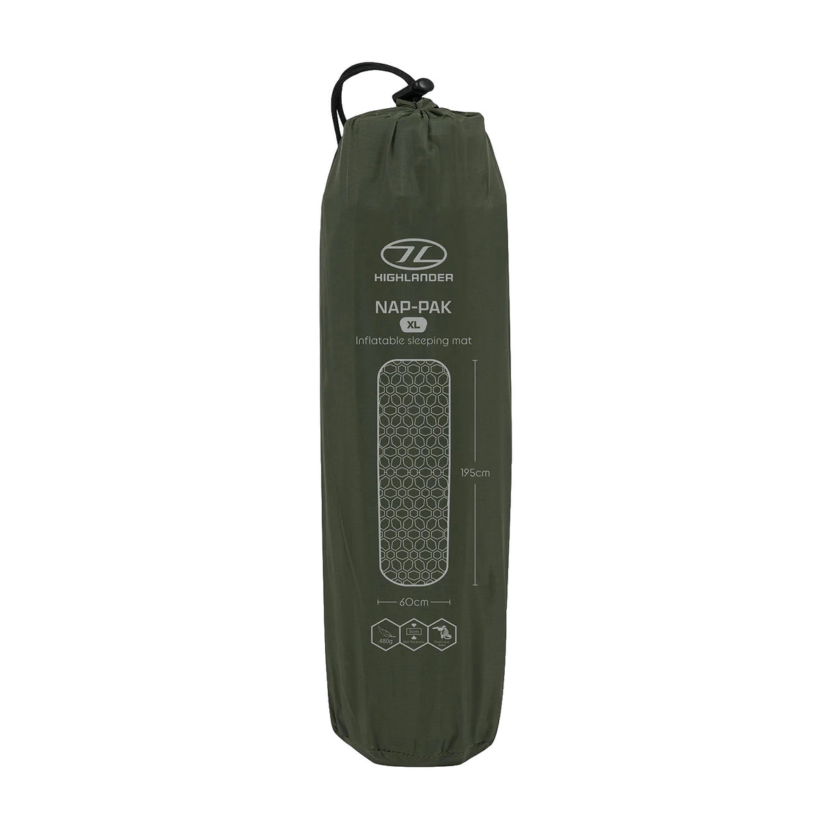 Highlander Nap-Pak aufblasbare Schlafmatte XL