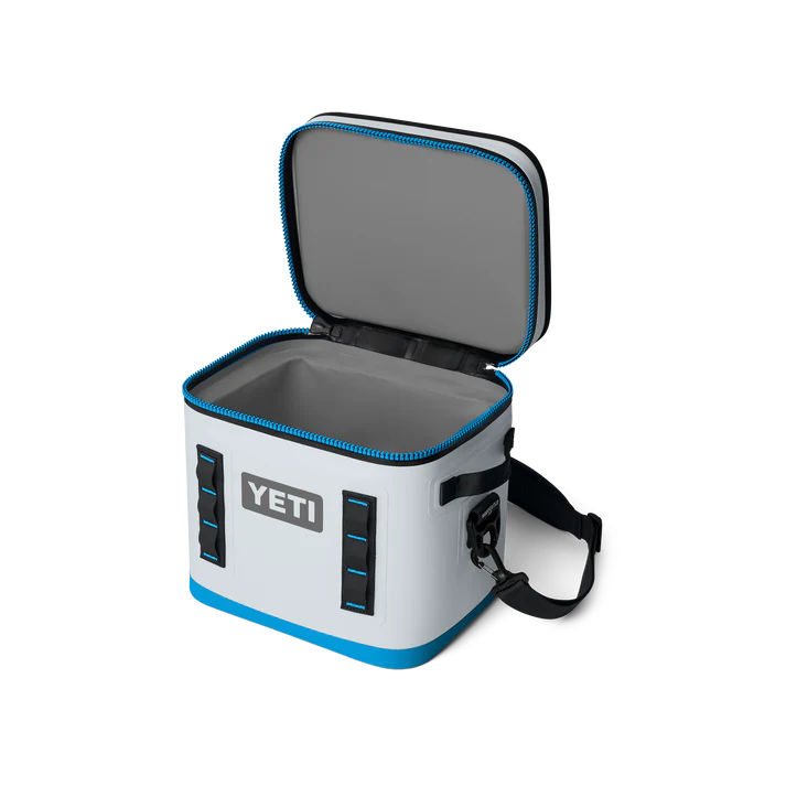 YETI® Kühltasche Hopper Flip® 12 - Fog Gray/Blue
