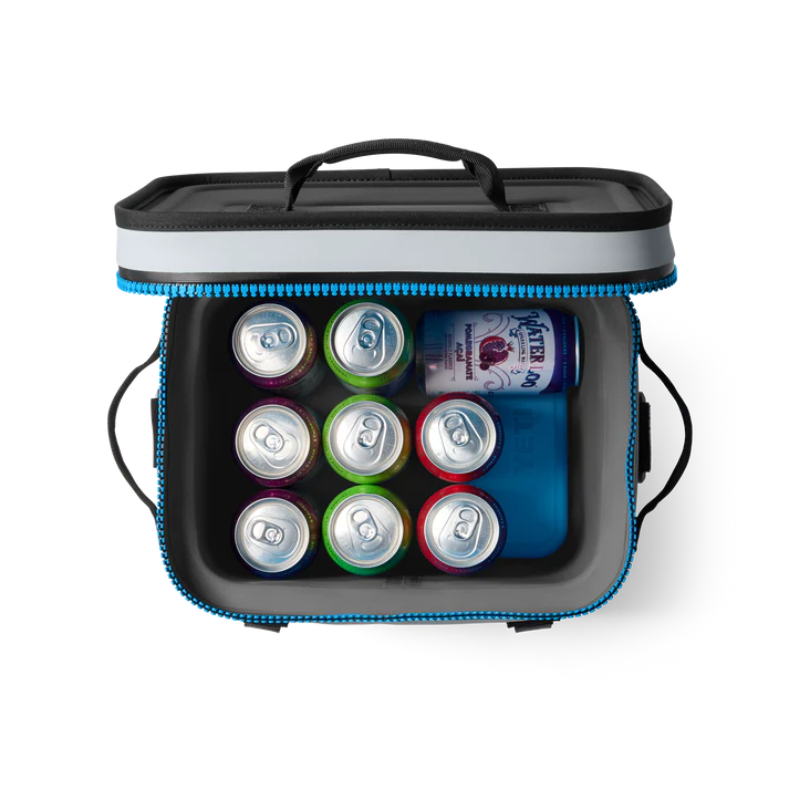 YETI® Kühltasche Hopper Flip® 12 - Fog Gray/Blue
