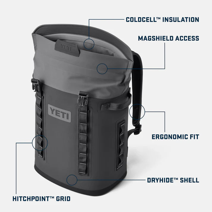 YETI® Hopper Backpack M20 - Fog Gray/Blue