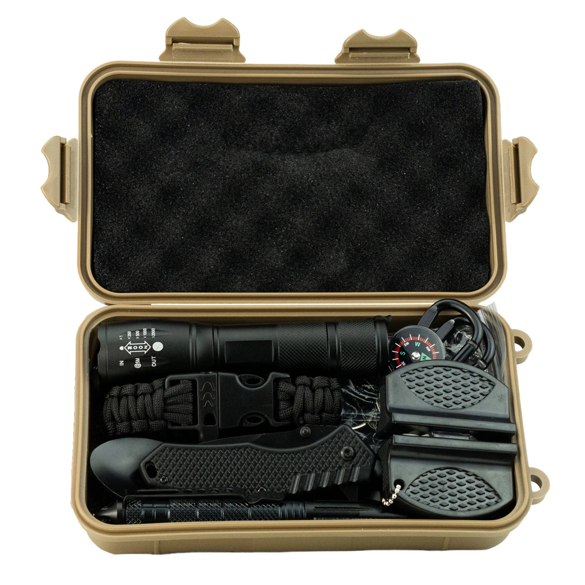 Highlander Survival Kit in wasserdichter Hartschalenbox